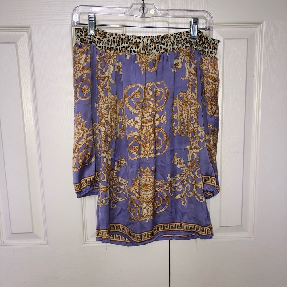 Designer off the shoulder top